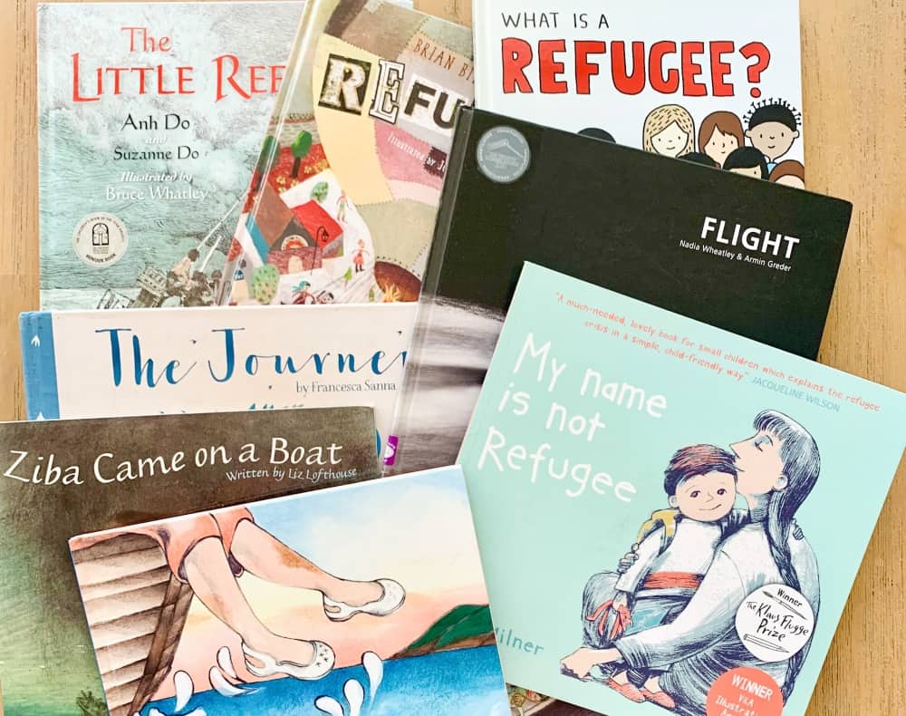 what is a refugee, picture books about refugees